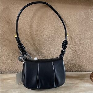 Rachel Zoe Vegan leather Crossbody Bag. Black . NEW with tags